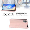 For Samsung Galaxy A06 4G RC01 Dual-Folded Magnetic Suction RFID Leather Phone Case(Pink)