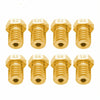 8 PCS Bugatti 3D Printer Accessories E3D-V5 V6 Nozzle M6 Thread Consumables Hot Nozzle, Size:1.75/0.4mm