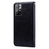 For Xiaomi Redmi Poco M4 Pro 5G / Redmi Note 11T 5G Oil Wax Texture Leather Phone Case(Black)