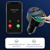 Car Bluetooth MP3 Player Audio FM Transmitter with Ambient Light
