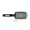 Hair Scalp Massage Comb Hairbrush Bristle Nylon Women Curly Detangle Hair Brush for Salon Hairdressing Styling Tool(White)
