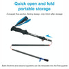 Naturehike NH18D010-Z 98-115cm Carbon Ultra-light Telescopic Five-section Trekking Pole(Blue)
