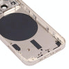 iPhone 13 Mini Back Housing Cover, SIM Tray, Keys, Lens (White)