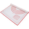 30 x 40cm red Thickened Teflon Non-Stick Mat Silicone Kneading Baking Non-Slip Mat