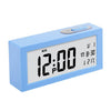 Automatic Night Light Electronic Clock Large Screen Adjustable Backlight Alarm Clock (Blue)