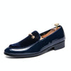 Pointed Set Men Leather Shoes, Size:47(Blue)