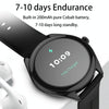 MT55 1.43 inch AMOLED HD Screen Ultra-thin Smart Call Health Watch, Leather Strap(Silver Brown)