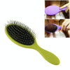Soft Women Hair Brush Salon Hairstyles Comb Wet Dry Scalp Massage Brushes(Yellow)