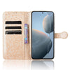 For Xiaomi Redmi K70 5G / K70 Pro 5G Honeycomb Dot Texture Leather Phone Case(Gold)