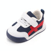 D2678 Autumn Baby Shoes Super Skin Children Sport White Shoees, Size: 17(Dark Blue)