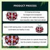 S925 Sterling Silver Zircon Luminous Seven-star Ladybug Silicone DIY Beads(SCC2735)
