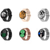 Wearkey DT4+ 1.36 Inch HD Screen Smart Call watch with NFC Function, Color: Silver Silicone