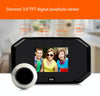 3" LCD Digital Door Viewer Peephole Camera, 1MP, Photo Capture, Black