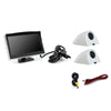 5 Inch Carplay Portable Surveillance Video Car Display, Specification: With White Two-way Camera Side-mounted