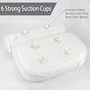 3D Breathable Mesh Bathtub Pillows for Neck Head and Back Support With 6 Suction Cups