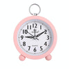 Office Home Round Alarm Clock Student Watch Gift(Pink)