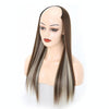 Wig Half Headgear Long Straight Hair U-Shaped Wig Headgear, Colour: 10.US-8H613#