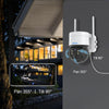ESCAM QF170 2MP Solar WiFi Security Camera | Colour Night Vision | 1080p HD