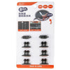 8 PCS DM-003 Car Cable Convenient Bundle Clip with Adhesive(Black)