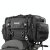 Rhinowalk MT4060 Large-capacity Foldable Expandable Tail Bag for Motorcycle Riding with Rain Cover(Black)
