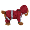 Waterproof Dog Raincoat with Hood, Green, Medium