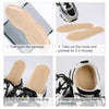 10 PCS 013 Self-heating Insoles Disposable Warm Shoe Paste Pads For Women(Skin Color)