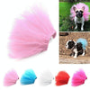 Rose Red Summer Pet Mesh Skirt, Size S (Dogs, Puppies)