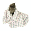 Soft Grey Dotted Fleece Pet Blanket, M (80x60cm) - Dog & Cat