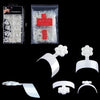 500 PCS/Bag Plum Blossom Crescent Art Nail Extension Nail Plate