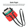 PULUZ Shockproof Anti-scratch Silicone Case with Neck Strap For DJI Neo / Mini 3 / 3 Pro / Mavic 3 / Air 2S / Mini 2 RC-N2 / RC-N1 / RC-N3 Remote Control(Red)