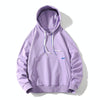 Men Lose Solid Color Sweatshirt, Color: Purple(M)