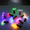 10 PCS LED Wine Bottle Cork Copper Wire String Light IP44 Waterproof Holiday Decoration Lamp, Style:2m 20LEDs(Green Light)