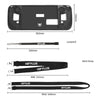For Steam Deck Hifylux ST-PF14 Game Console Silicone Case Anti-scratch Non-slip Handheld Case Lanyard(Orange)