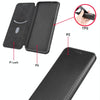 For Alcatel 1SE 2020 Carbon Fiber Texture Horizontal Flip TPU + PC + PU Leather Case with Card Slot(Blue)