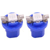 2 PCS B8.5 Blue Light 0.2W 12LM 1 LED SMD 5050 LED Instrument Light Bulb Dashboard Light for Vehicles, DC 12V(Blue)