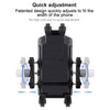 MOTOSLG Crab Motorcycle Phone Clamp Bracket M10 Ballhead Mount with Anti-theft Lock(Black)