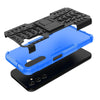 For Samsung Galaxy A14 5G Tire Texture TPU + PC Phone Case with Holder(Blue)
