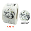 Flower Sticker Envelope Sealing Sticker Thank You Label, Size: 3.8cm / 1.5inch(K-16-38)