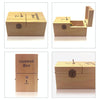 Creative Funny Present Useless Box Novel Wooden Anti-stress Toy(Light Wood)