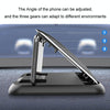 Car Mobile Phone Holder Carbon Fiber Pattern Silicone Dashboard Holder(Black)