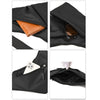 Anti-theft Fit Triangle Bag Leisure Leather Film Crossbody Chest Bag(Grey)