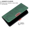 For Samsung Galaxy A31 Magnetic Splicing Leather Phone Case(Green)