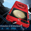 For Samsung Galaxy Z Flip5 360 Rotation Ring Holder MagSafe Shockproof PC Phone Case(Red)