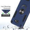 For Samsung Galaxy J5 Prime 2 in 1 Armour Series PC + TPU Protective Case with Ring Holder(Dark Blue)