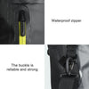 Rhinowalk Bicycle Backpack Full Waterproof Shelf Bag 25L Unilateral Frame Bag Long-distance Travel Bicycle Bag(Black Green)