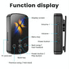 MP3 Bluetooth Music Player HIFI Sports Clip Touch Screen MP4, Memory: 128GB(Black)