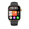 QS08 PRO 1.83 inch BT5.2 Smart Sport Watch, Support Sleep / Heart Rate / Blood Oxygen / Temperature / Blood Pressure Health Monitor(Gold+Black)