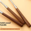 304 Stainless Steel Walnut Handle Cooking Tools Home Restaurant Kitchen Gadgets, Style: Frying Spatula