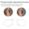 Pince-nez Reading Glasses Frameless Magnifying Glasses, Degree: +200(Purple)