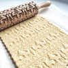 Christmas Embossing Rolling Pin Baking Cookies Fondant Cake Dough Engraved Roller(43cm Christmas tree)